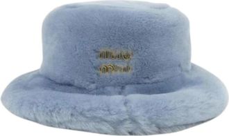 Miu Miu Pre-owned Cappello - - Pre-owned - Donna - Blu - ONE SIZE