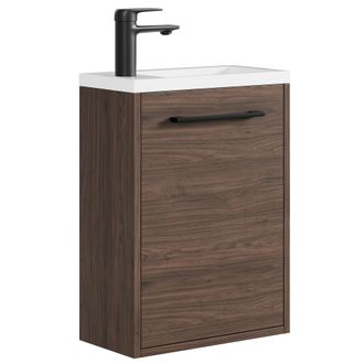 Badplaats Badplaats Mueble Lavabo Florence 40 X 22 Cm - Nogal - Mueble Wc