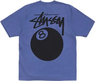 St&uuml;ssy 8 Ball T-Shirt Pigment Dyed Indigo 1905022-INDO