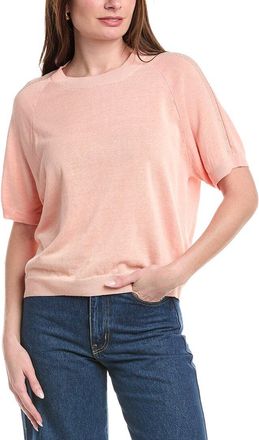 PESERICO Linen-Blend Top