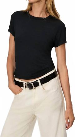 Rag & Bone Luca Baby Tee In Black