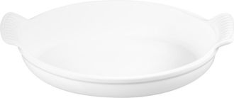 LE CREUSET Heritage 1.75-Quart Oval Au Gratin Baking Dish in White at Nordstrom