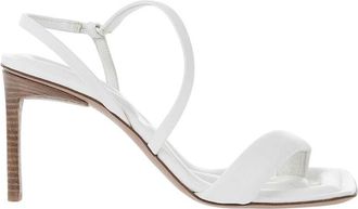 Jacquemus White Leather Heels