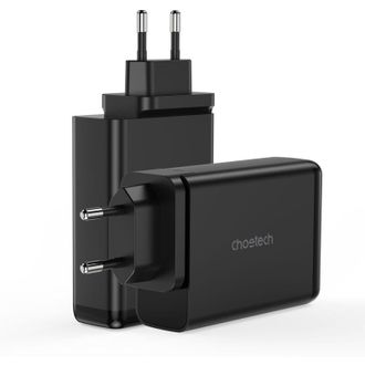 OEM Cargador Fuente De Alimentaci&oacute;n Gan 140w 4 Puertos 2x Usb-c + 2x Usb - Negro