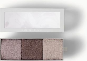 Barefoot Dreams Womens CozyChic 3 Pair Sock Set - Brown - Size: OS