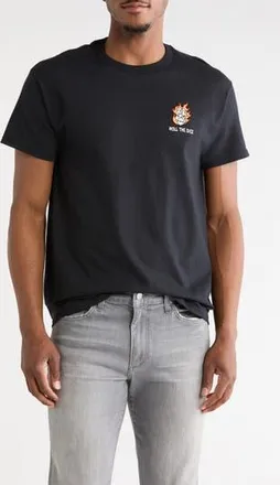 Riot Society Roll The Dice Embroidery T-Shirt in Black at Nordstrom Rack, Size Xx-Large