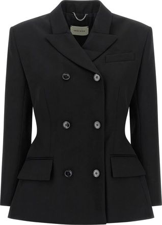 Magda Butrym 01 Blazer - Dames - Blazers - Zwart - XS - Wol - Jassen