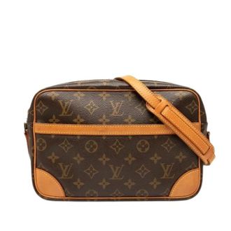 Louis Vuitton Pre-owned Cross Body Bags, female, Brown, Size: ONE SIZE Pre-owned Fabric Crossbody Bag