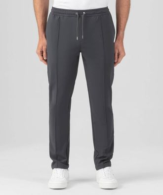 Ron Dorff Calssic Fir Straight Leg City Pants In Lava Grey