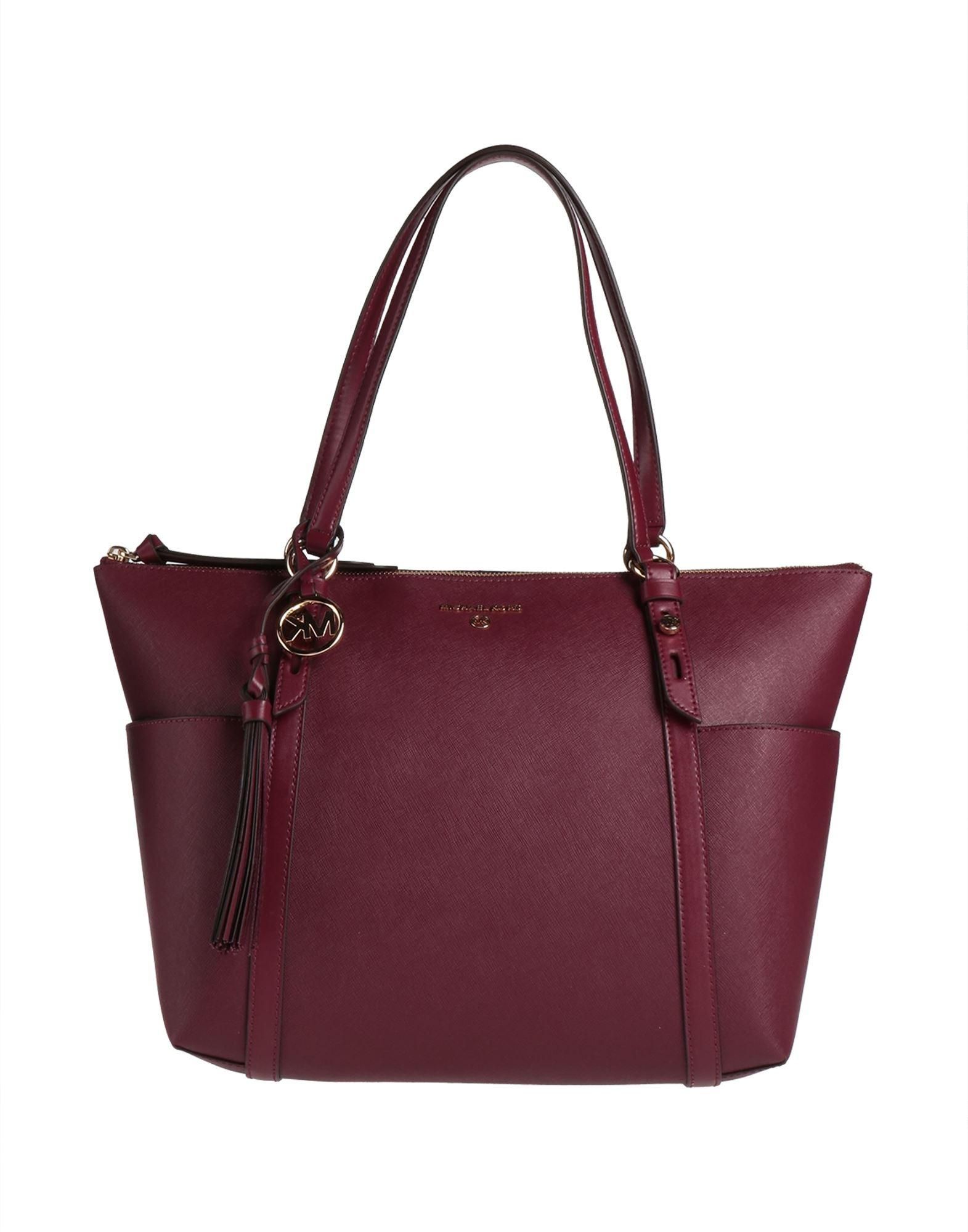 Large red michael kors purse sale