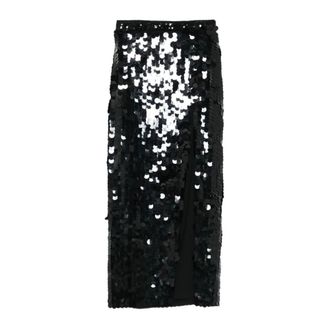 P.A.R.O.S.H. P.a.r.o.s.h., Dames, Rokken, Zwart, Maat: M Polyamide