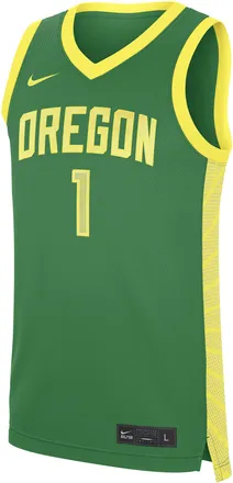 Nike Oregon Replica Nike Mens College Basketball Jersey in Green | NCBJ0DANUON-VHA