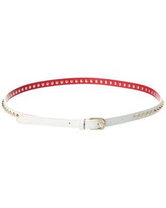 Christian Louboutin Cabata Spike Leather Belt