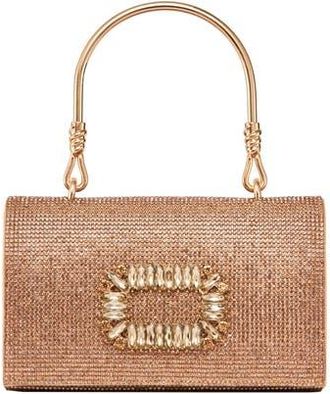 Lady Couture Elegant Rhinestone Satin Evening Bag in Gold at Nordstrom Rack