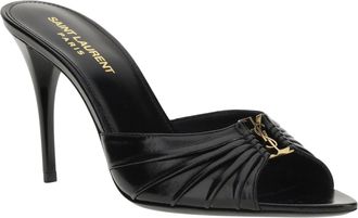 Saint Laurent Babylone Heel Mule - Black