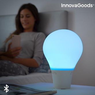 InnovaGoods Northix L&aacute;mpara Bombilla Led T&aacute;ctil Silicona Blanco