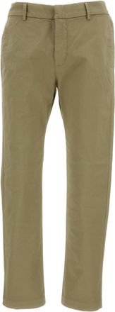 Barena Beige Stretch Cotton Twill Semi-Jogger Trousers