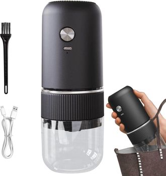 OEM Molinillo De Caf&eacute;, M&aacute;quina De Espresso Port&aacute;til, Cafetera Ligera, Cafetera De Viaje Con Molinillo, Cafetera Recargable, Cafetera Para Acampar, Molinil