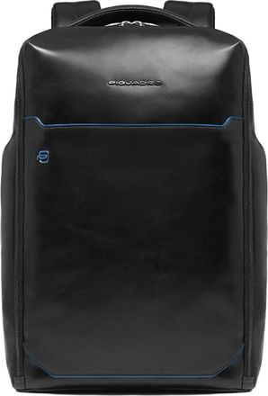 Piquadro Personaliseerbare Laptop en i Pad Rugzak - Heren - Rugzakken - Zwart - ONE Size - Leer - Tassen