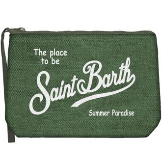 MC2 Saint Barth Clutches, female, Green, Size: ONE SIZE Green Bags for Stylish Outfits