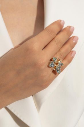 Dolce & Gabbana Golden Ring, Womens, Gold