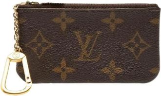Louis Vuitton Pre-owned Bags, female, Brown, Size: ONE SIZE Pre-owned Pochette Cles Monogram small leather goods