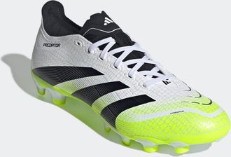 adidas Fussballschuh ADIDAS PERFORMANCE PREDATOR LEAGUE MULTI-GROUND, Gr. 44,5, bunt (cloud wei&szlig;, core schwarz, lucid lemon), Synthetik, Schuhe Fussballschuh