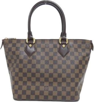 Louis Vuitton Pre-owned Saleya Damier Tote Bag - Dames - Vintage Shopper - Bruin - ONE Size - Vintage
