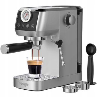OEM Cafetera Espresso Icegle Cm1665, Man&oacute;metro, Bomba Italiana De 20 Bares