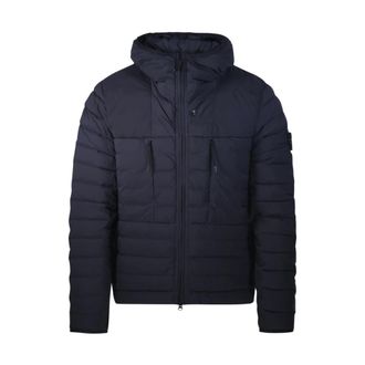 Stone Island Seamless Tunnel Nylon Down-TC Jas - Heren - Gewatteerde jassen - Blauw - 2XL - Nylon - Jassen