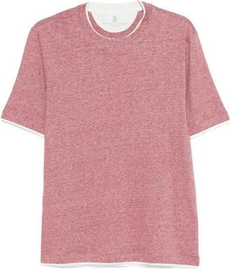 Brunello Cucinelli T-Shirt With Faux-Layering