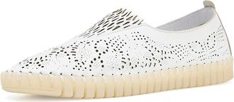 Eric Michael Stella Womens Wedge Shoes White Leather : EU 40 (US Womens 9.5-10) M (B)