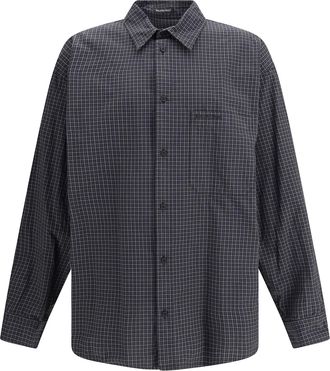 Balenciaga Oversized Checked Shirt