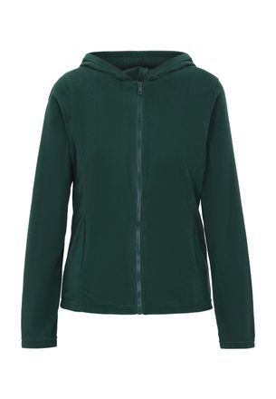 Mymo Fleece jas Dames donkergroen