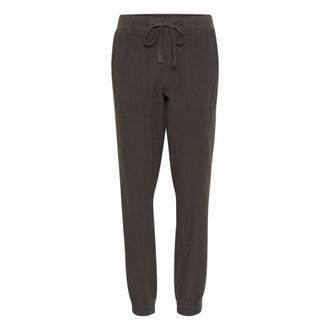 Kaffe Pantaloni neri Oyster con vita elastica - - Trousers - Donna - Grigio - M