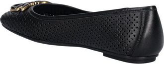 Pinko Nappa Leather Ballet Flat - Black