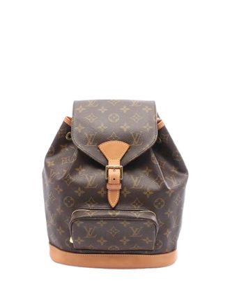 Louis Vuitton 2000 Monogram Montsouris MM backpack - Brown