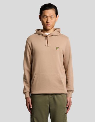 Lyle & Scott Lyle And Scott Mens Loopback Cotton Hoodie - Tan - Size: 36