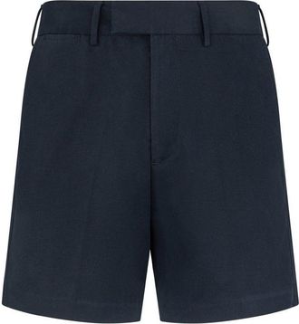 Tom Ford JAPANESE BRUSHED COTTON SHORTS Size: 36, colour: NAVY