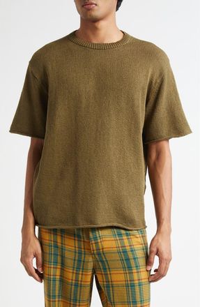 The Elder Statesman Nora Lite Short Sleeve T-Shirt in Kelp at Nordstrom, Size Medium