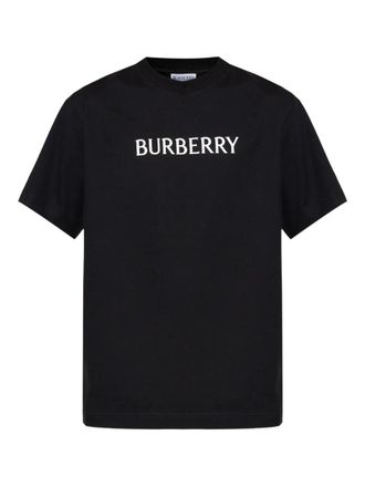 Burberry Logo Print Cotton T-Shirt