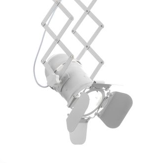 Oresteluchetta L&aacute;mpara De Techo Pant&oacute;grafo Ajustable En Aluminio Blanco Flexible White