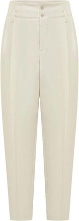 Alberta Ferretti Pantalone Flanella - - Trousers - Donna - Beige - S
