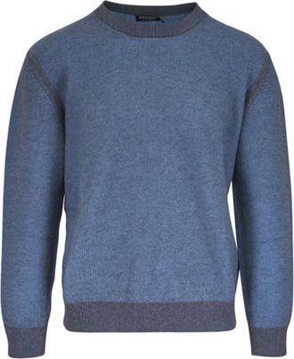 Ermenegildo Zegna Maglione girocollo in cashmere - Blu