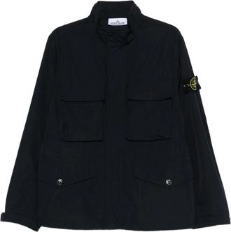 Stone Island Giacca-camicia - Heren - Zomerjassen - Blauw - L - Jassen