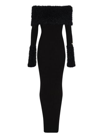 Jean Paul Gaultier ribbed maxi dress - Black