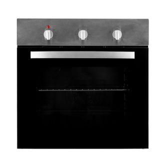 Sia Single Electric Fan Oven In Stainless Steel With Timer - FSO59SS in Silver
