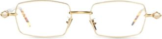 Kuboraum Occhiali rettangolari - Oro