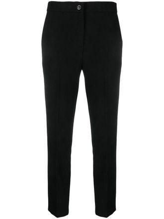 Twin-Set Pantalon met toelopende pijpen - Zwart
