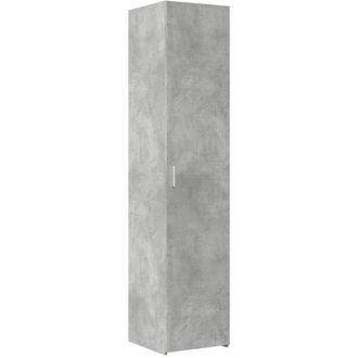 vidaXL Highboard Concrete Grey 40x42.5x185 cm Engineered Wood Vidaxl